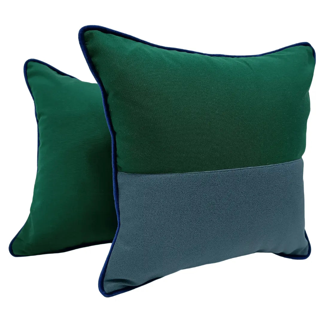 Two Tone Indoor Pillow Covers (16x16, Set of 2) | ZIPCushions