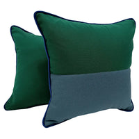 Two Tone Indoor Pillow Covers (16x16, Set of 2)