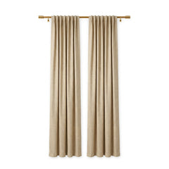 Custom Otter Pixel Textured Curtain