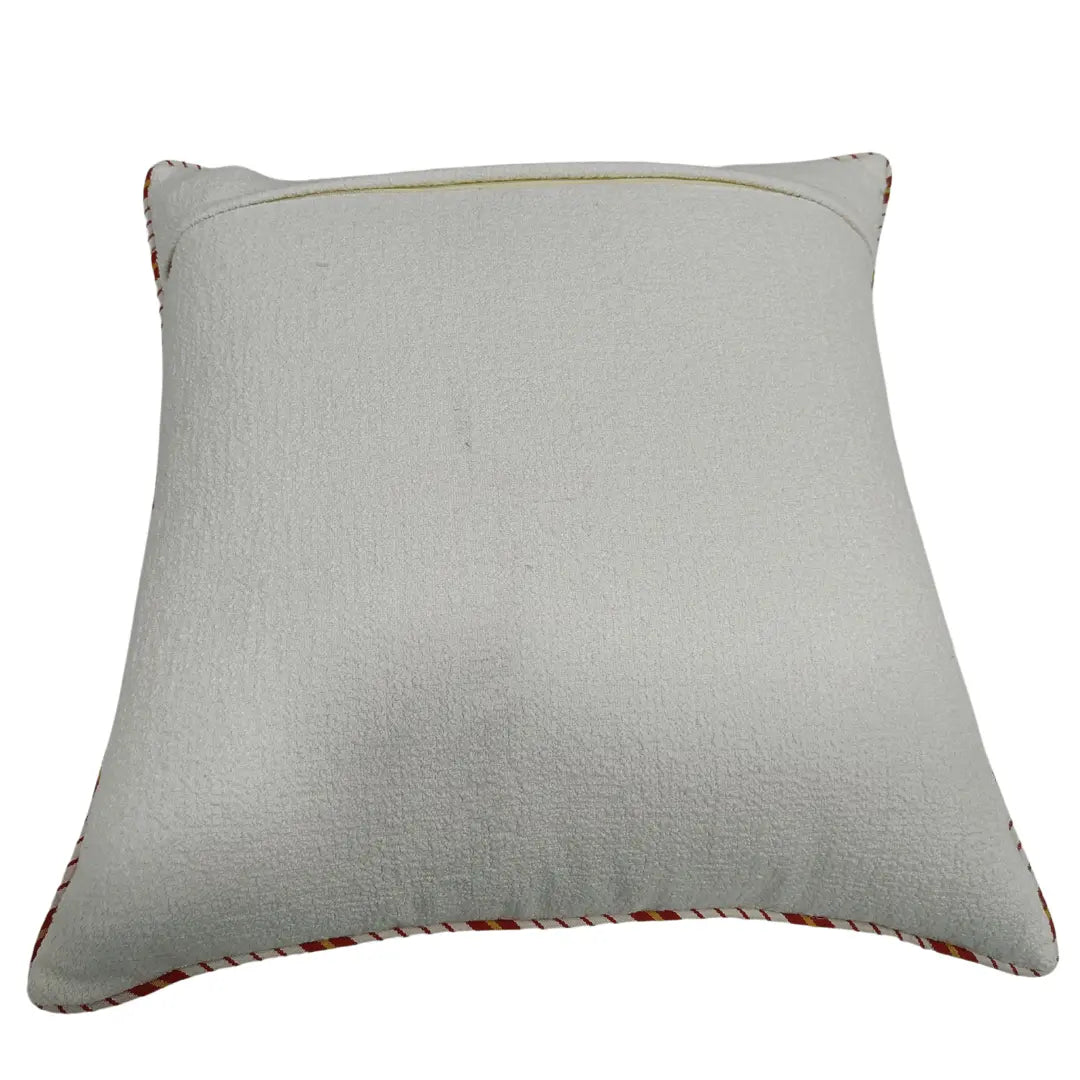 Blue & White Geometric Print Pillow Covers (22x22, Set of 2) | ZIPCushions - view 3