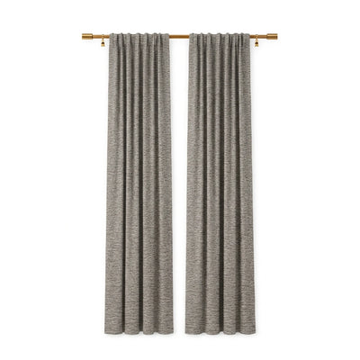 Custom Granite Snow Storm Textured Curtain