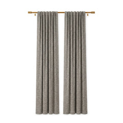 Custom Grey Arrow Textured Curtain