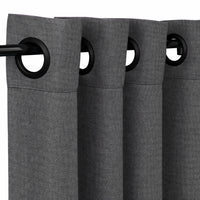 Sunbrella Deauve Ardoise Curtain