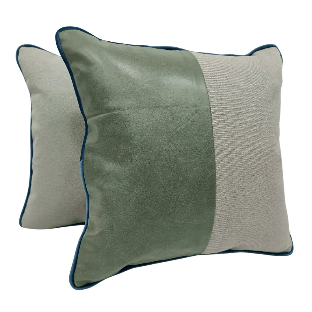 Modern Elegance Dual Tone Pillow Covers (16x16, Set of 2) | ZIPCushions