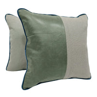 Modern Elegance Dual Tone Pillow Covers (16x16, Set of 2)