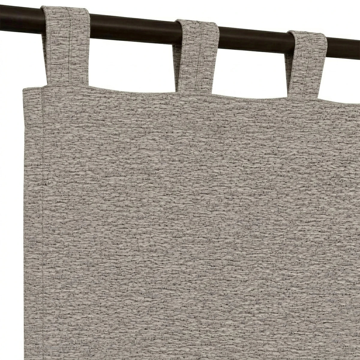 Custom Grey Arrow Textured Curtain - view 6