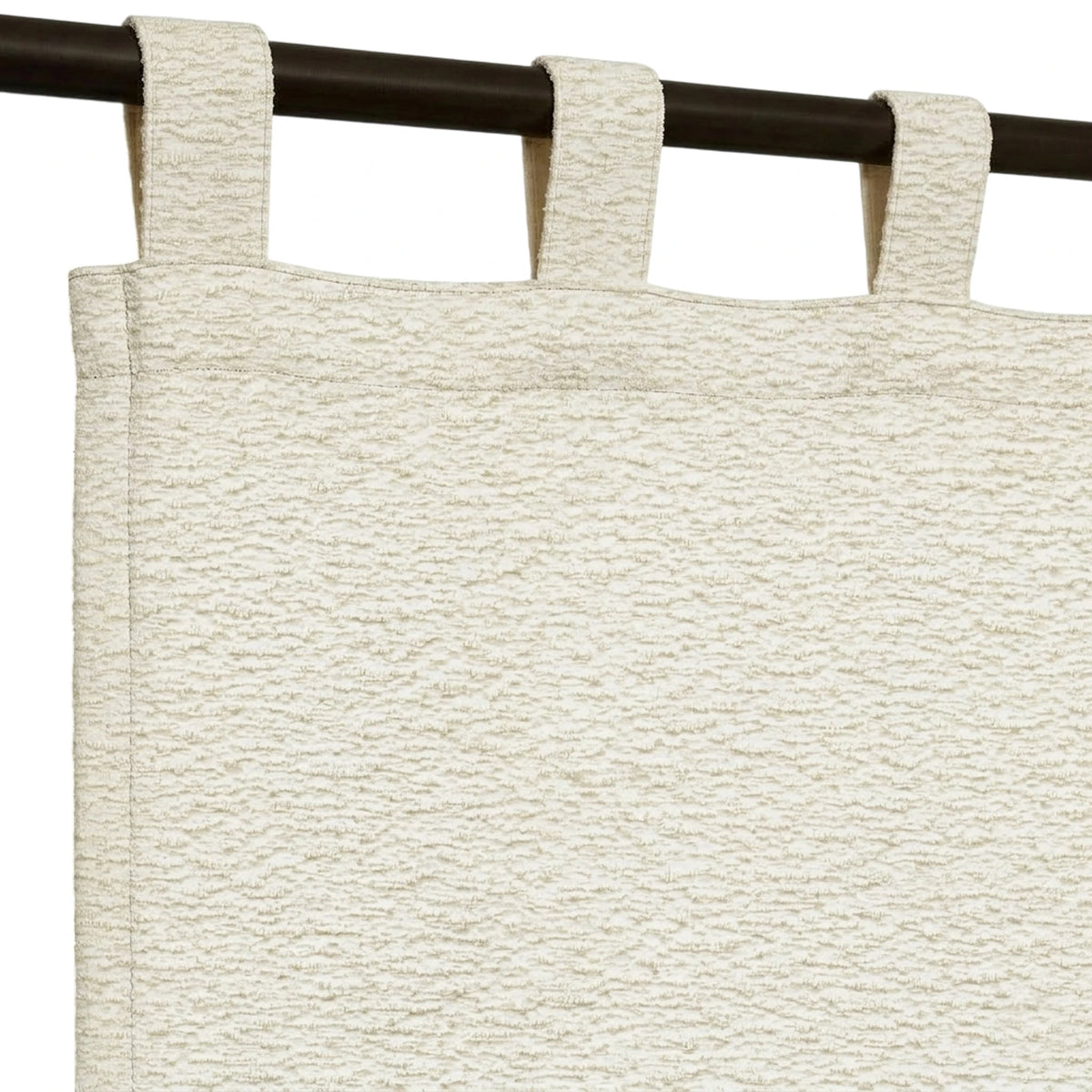 Custom Moon Stone Snow Storm Textured Curtain - view 5