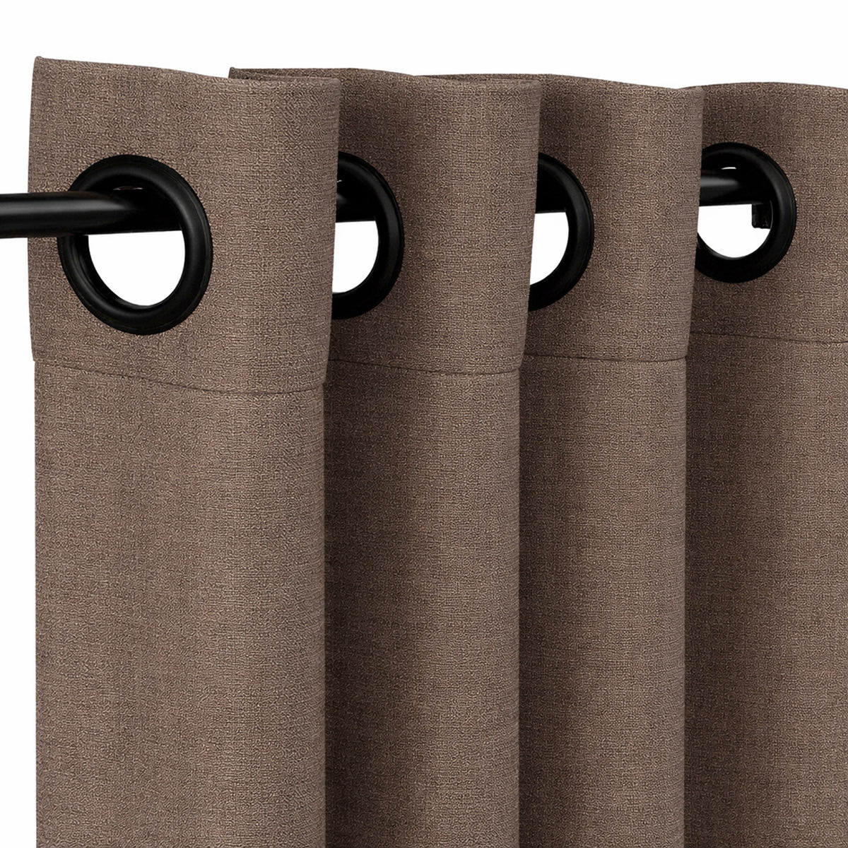 Sunbrella Deauve Taupe Curtain