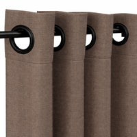 Sunbrella Deauve Taupe Curtain