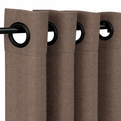 Sunbrella® Deauve Taupe Curtain