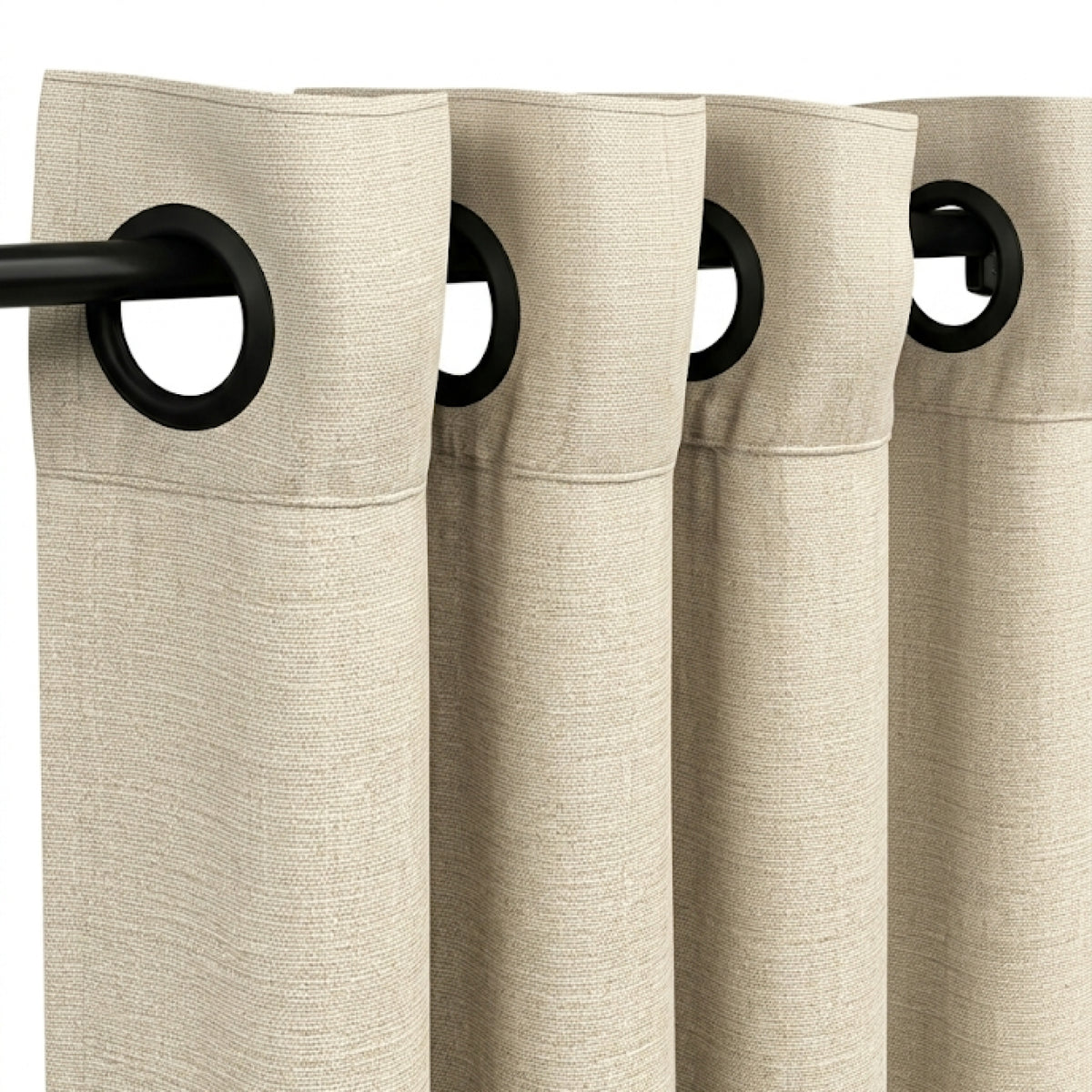 Buff Eco-Woven Curtain - view 4