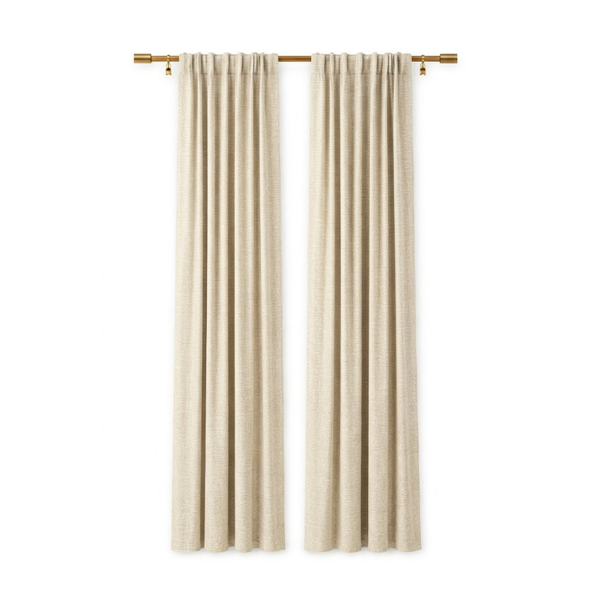 Buff Eco-Woven Curtain - view 2