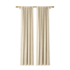 Buff Eco-Woven Curtain - alternate view