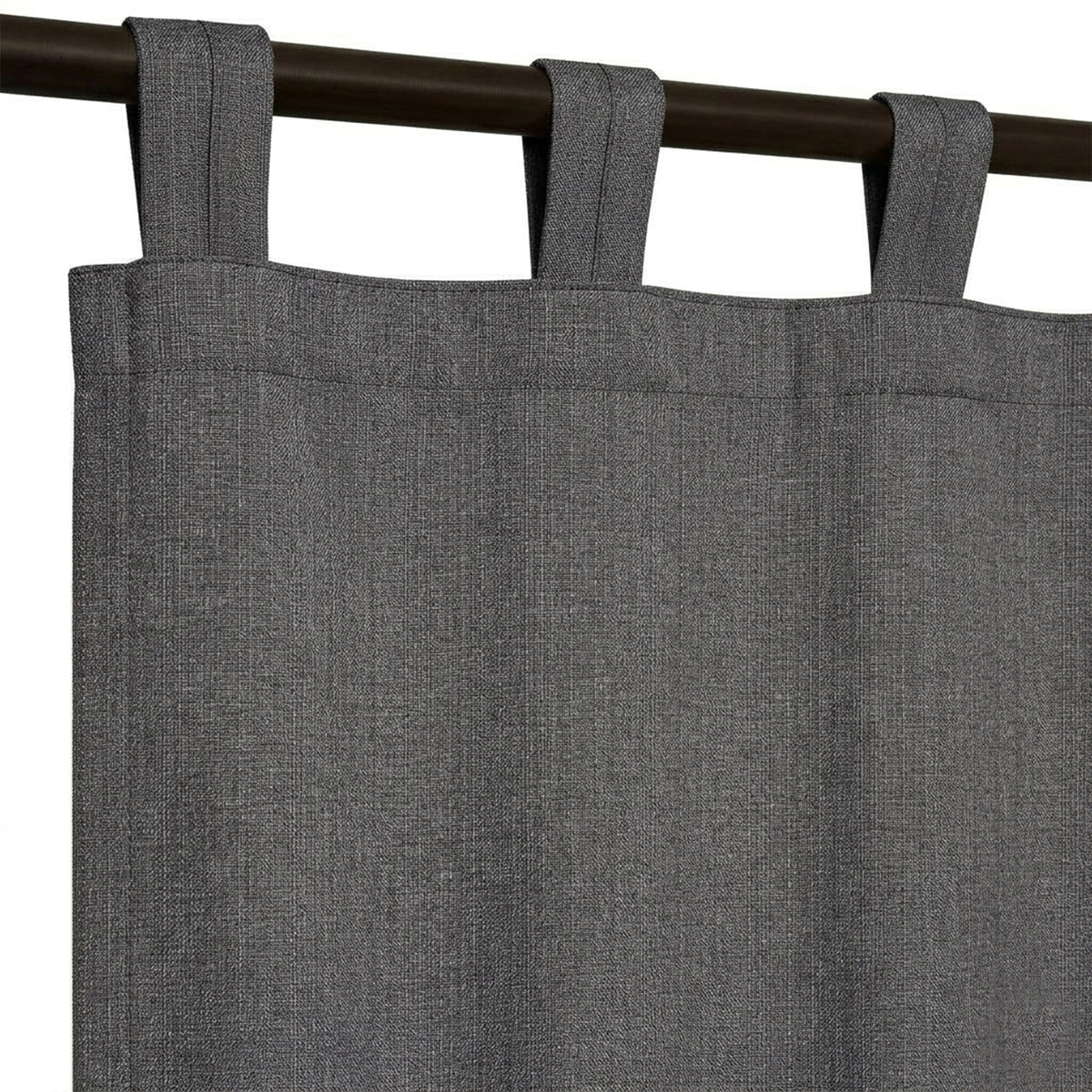 Charcoal Eco-Woven Curtain - view 5
