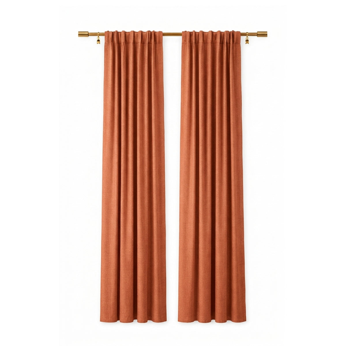 Clay Eco-Woven Curtain - view 2