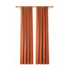 Clay Eco-Woven Curtain - alternate view