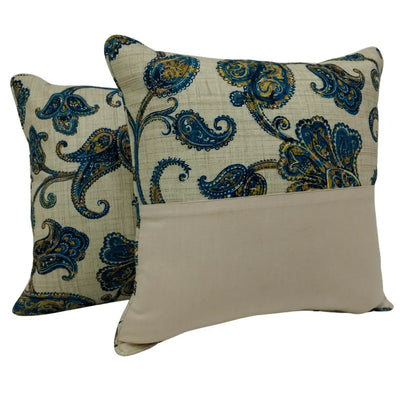 Paisley Elegance Pillow Covers (20x20, Set of 2)