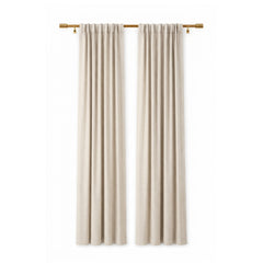 Cream Eco-Woven Curtain - alternate view