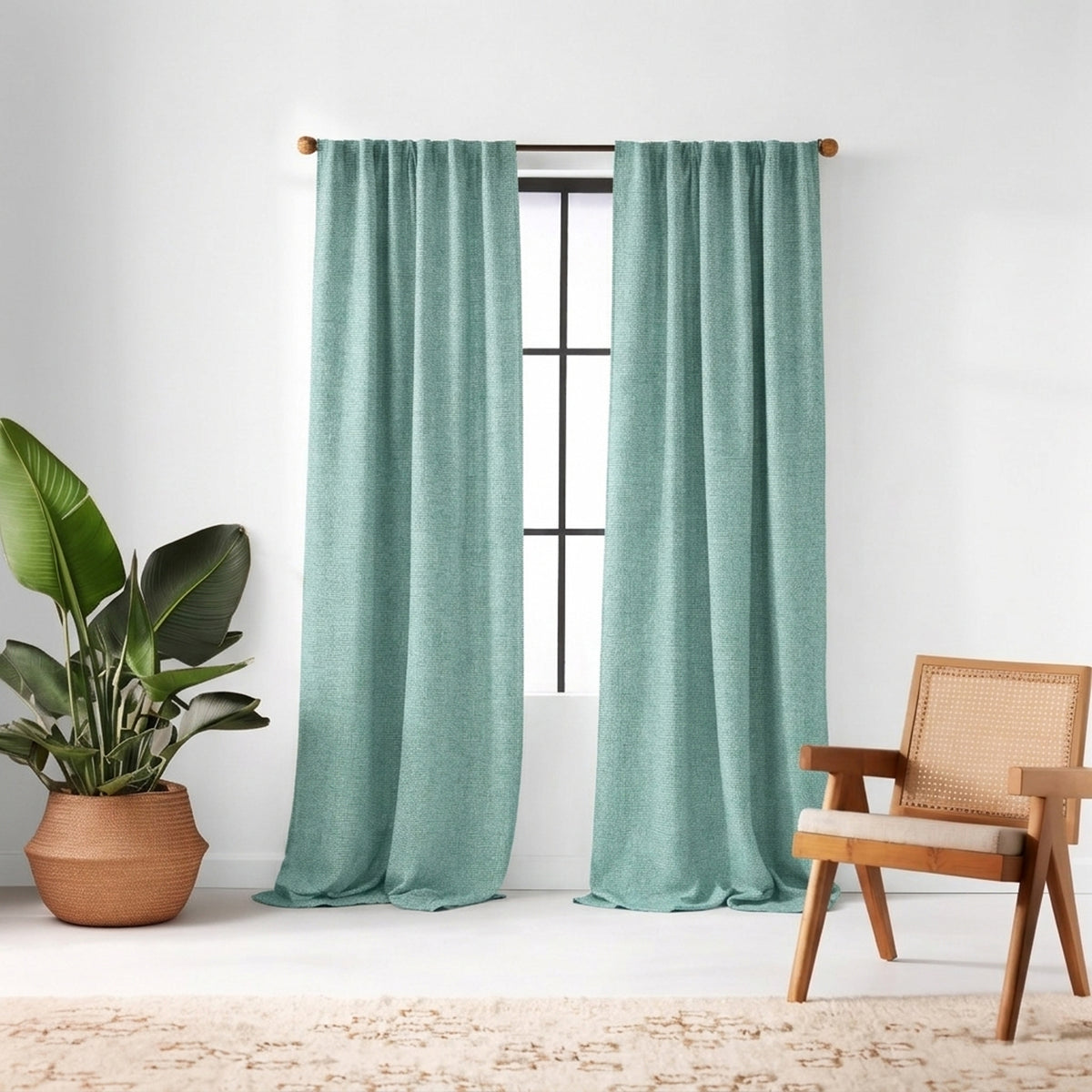 Duckegg Eco-Woven Curtain