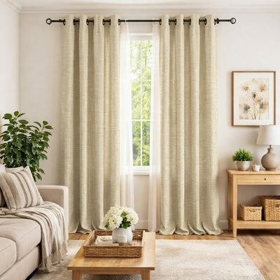 Acropolis Heavyweight Woven Curtain - Primary image