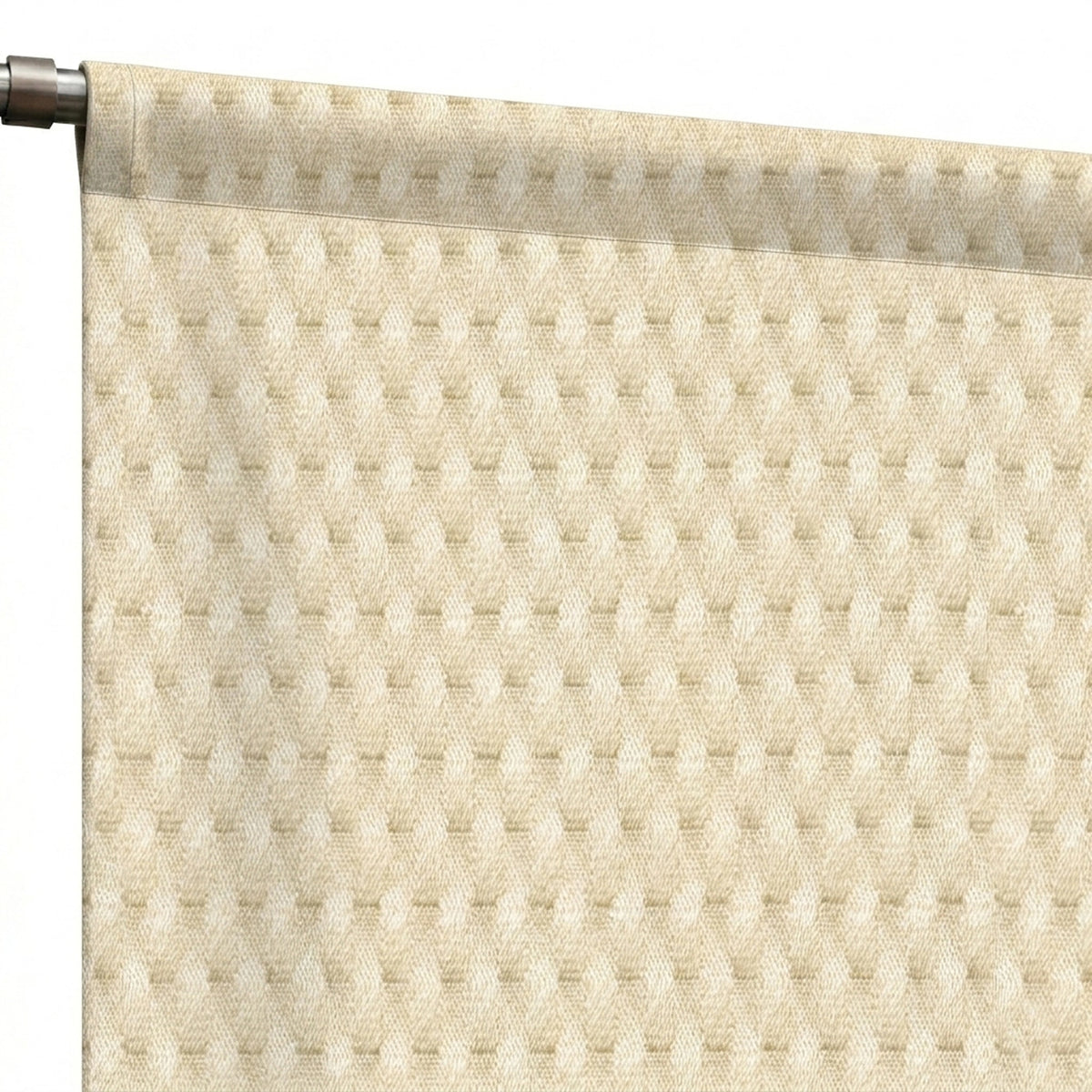 Tessellate Almond Textured Curtain - view 6