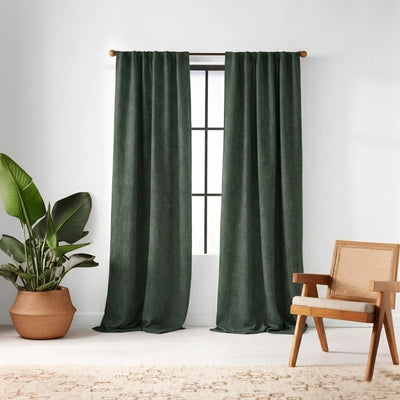 Aqua Luxury Plush Drape - Primary image