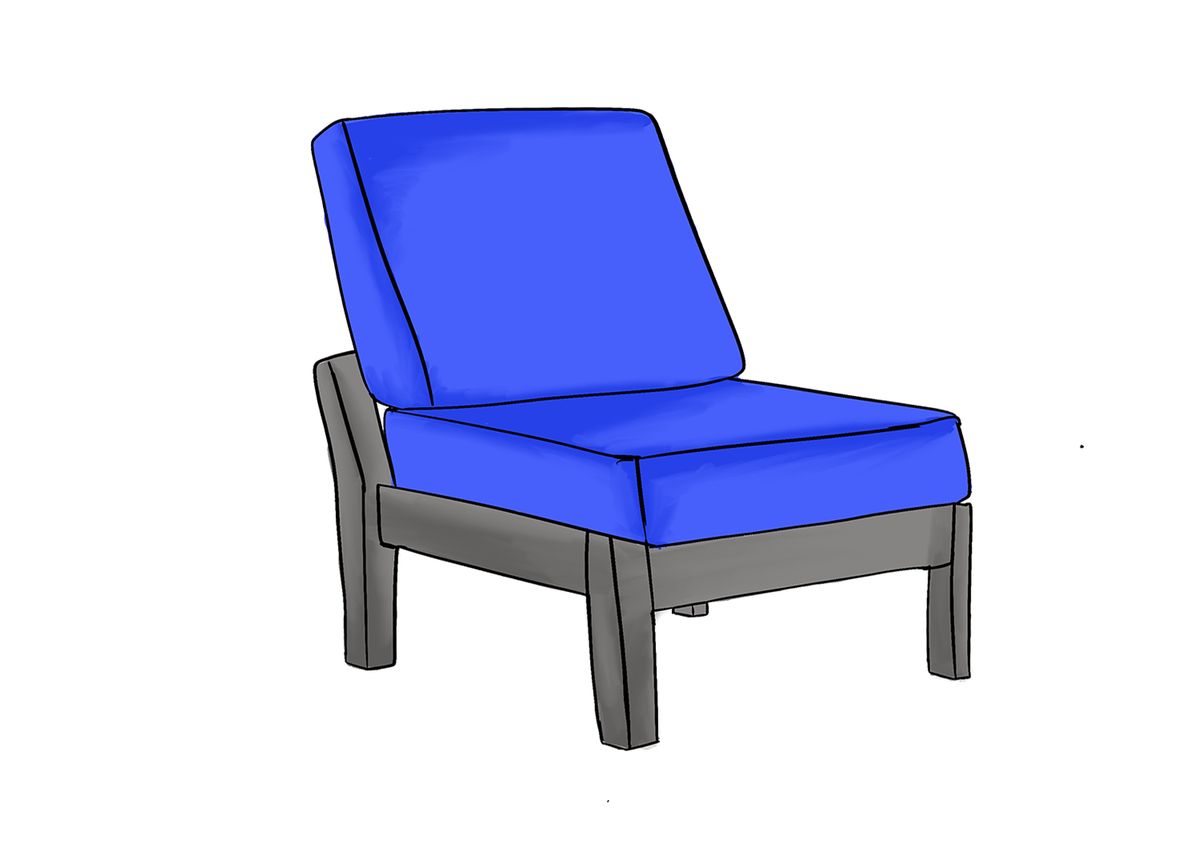 surefit armless chair raincover