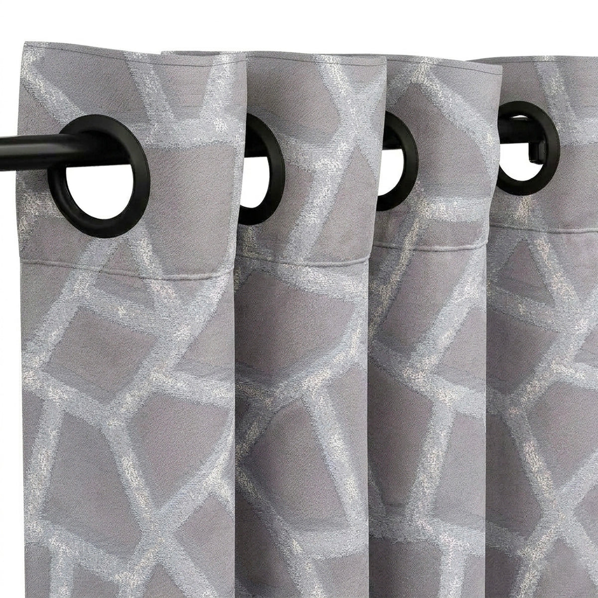 Collage Ash Jacquard Curtain - view 4