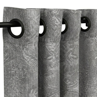 Ash Grandiose Cotton Blend Curtain - alternate view