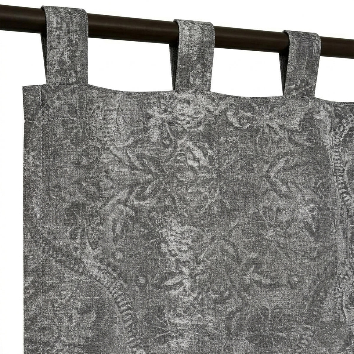 Ash Grandiose Cotton Blend Curtain - view 5