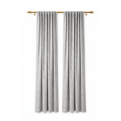 Graphic Ash Weave Curtain - Secondary image