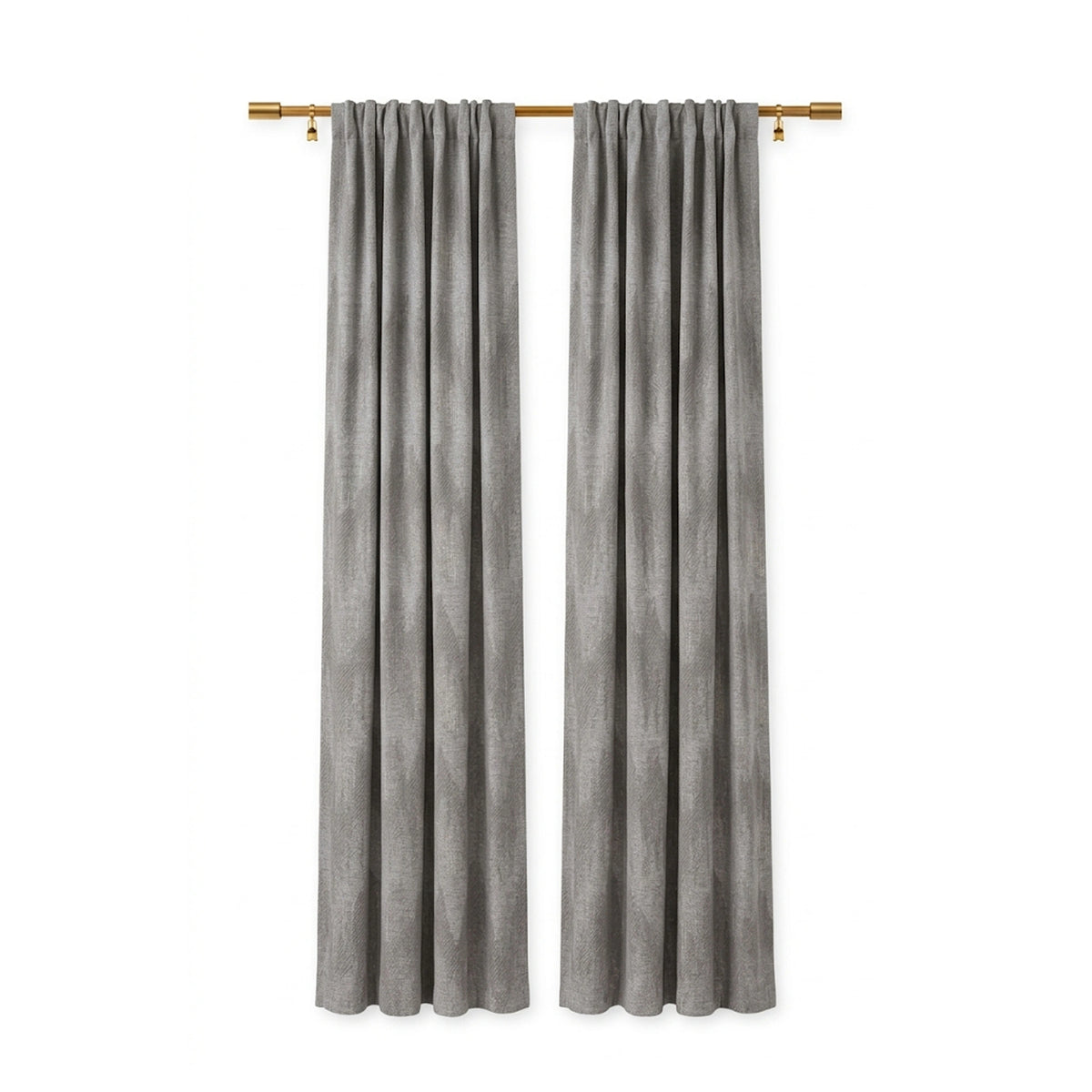Icicles Ash Jacquard Curtain - view 2