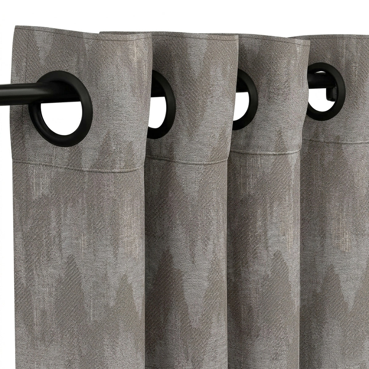 Icicles Ash Jacquard Curtain - view 4
