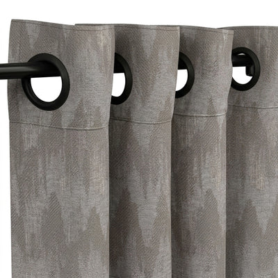 Icicles Ash Jacquard Curtain - alternate view