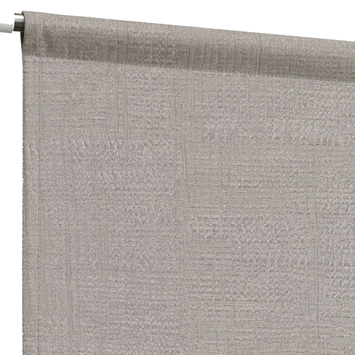 Pixel Ash Textured Curtain - view 6