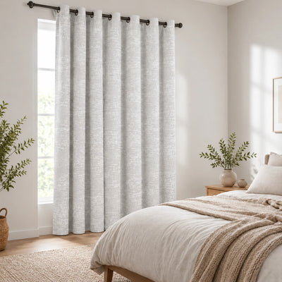 Custom Dove Chinook Textured Curtain - Primary image