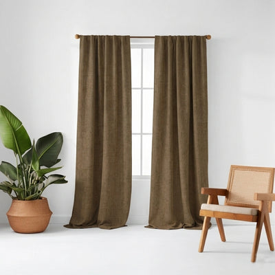 Beige Luxury Plush Drape - Primary image