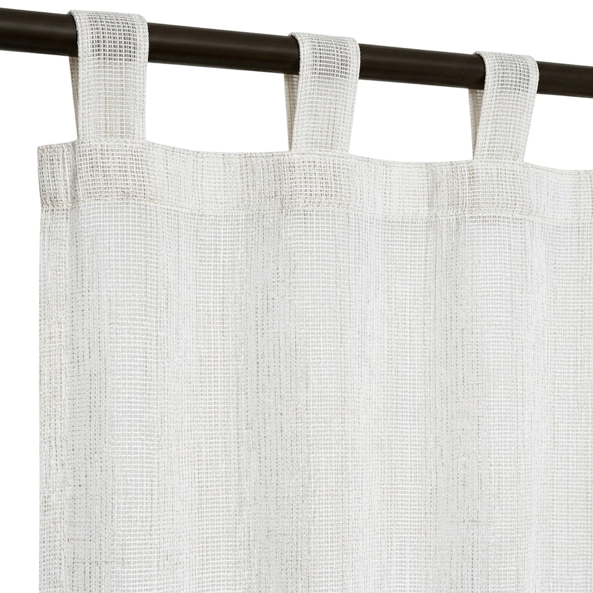 Biscoff Gridline Crossweave Curtain - view 5