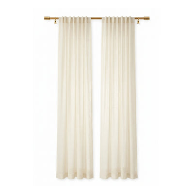 Custom Biscuit Classic Sheer Curtain - Secondary image