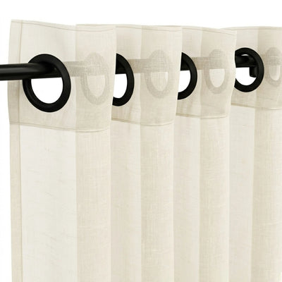 Custom Biscuit Classic Sheer Curtain - Secondary image