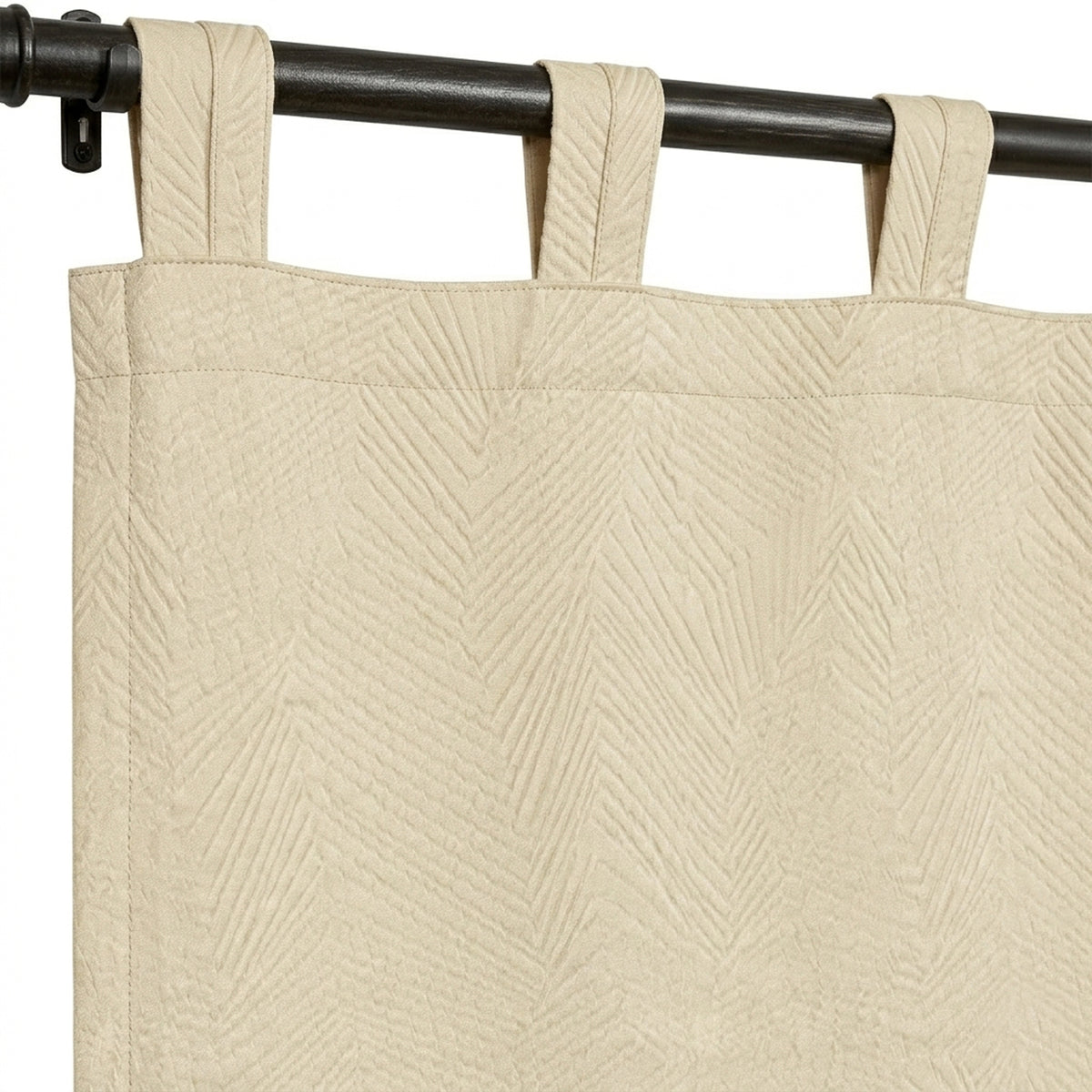 Bisque Abstraction Woven Curtain - view 5