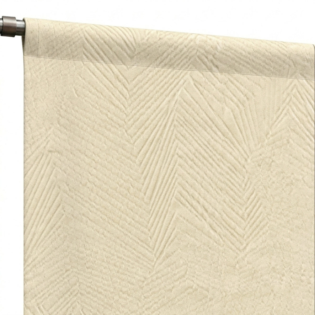 Bisque Abstraction Woven Curtain - view 6