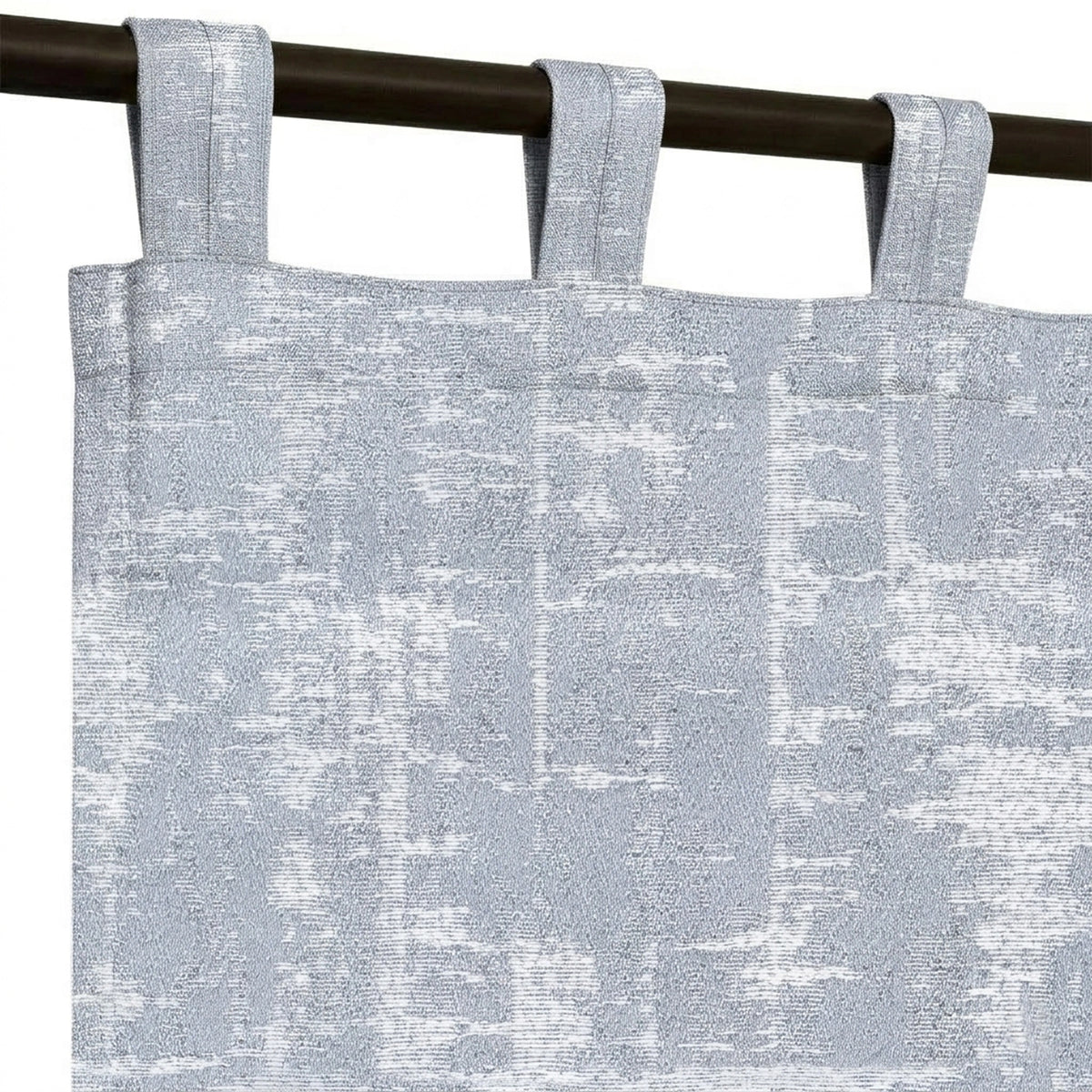 Chinook Blue Haze Textured Curtain - view 5