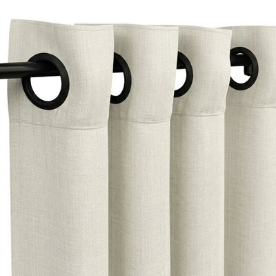 Custom Bone White Matte Sheer Curtain - Secondary image