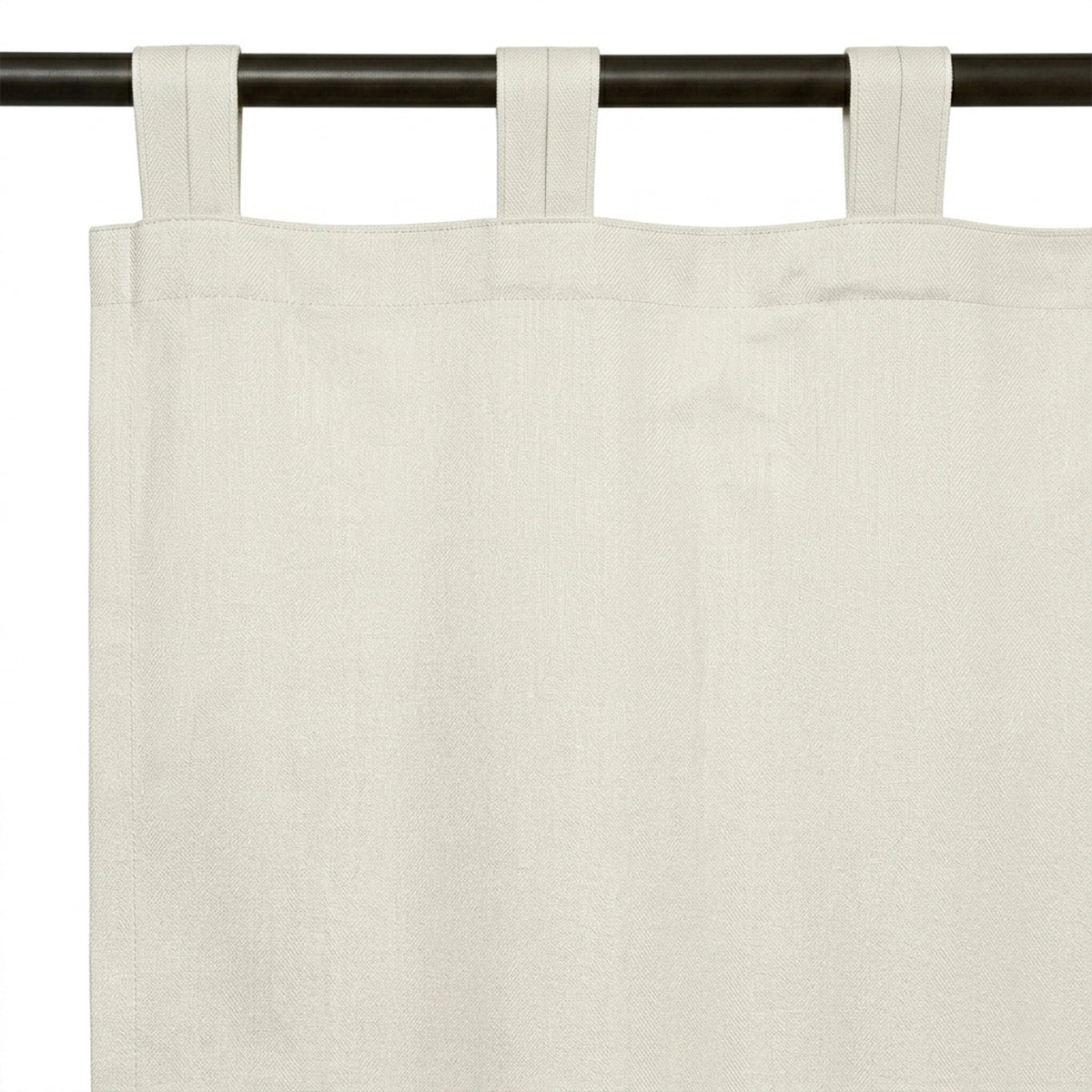 Custom Bone White Matte Sheer Curtain - view 5