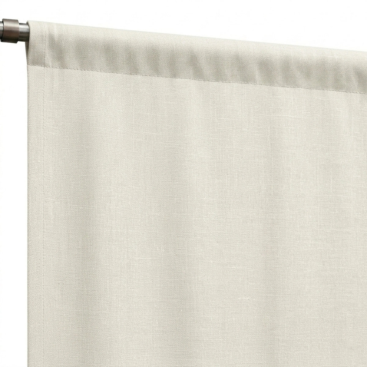Custom Bone White Matte Sheer Curtain - view 6