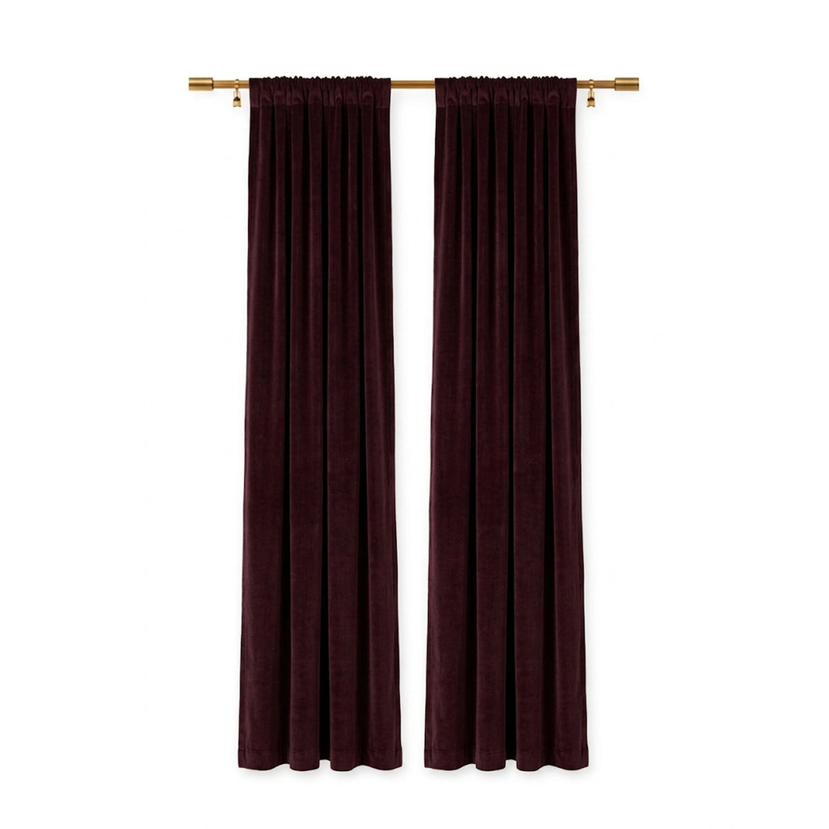 Bordeaux Luxury Plush Drape - view 2