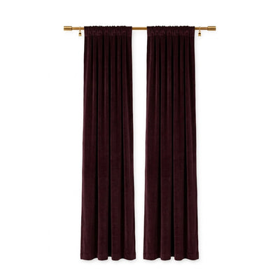 Bordeaux Luxury Plush Drape - Secondary image