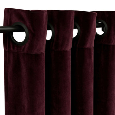 Bordeaux Luxury Plush Drape - Secondary image