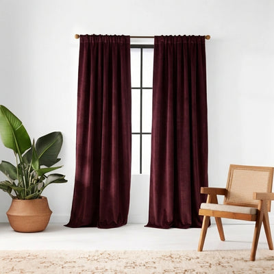 Bordeaux Luxury Plush Drape - Primary image